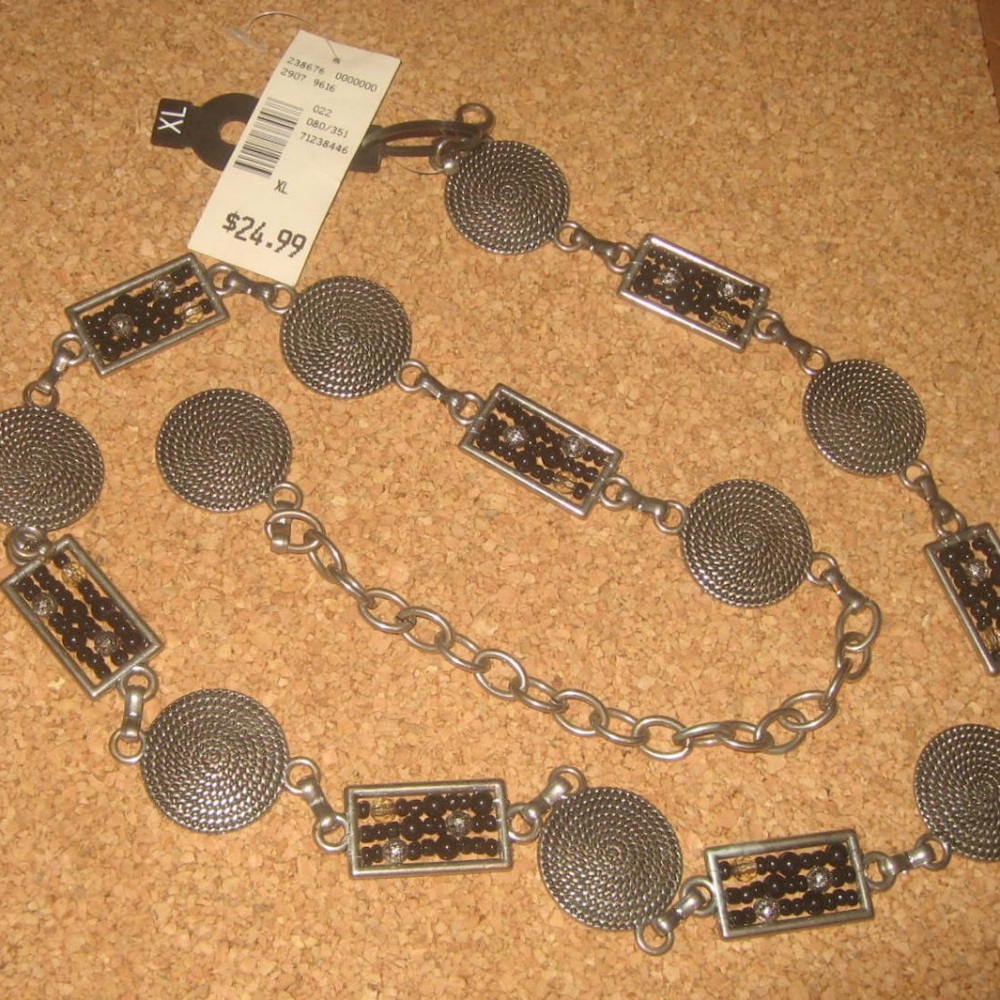 Bay Studio Metal Belt NWT